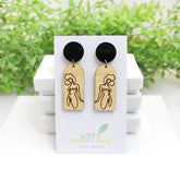 One Happy LeafOne Happy Leaf 'THE ROXY' DANGLE EARRINGS #same day gift delivery melbourne#