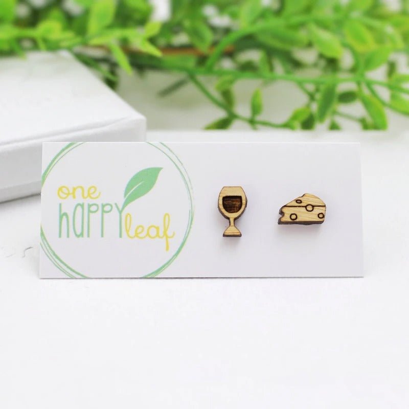 One Happy Leaf Wine and Cheese Studs