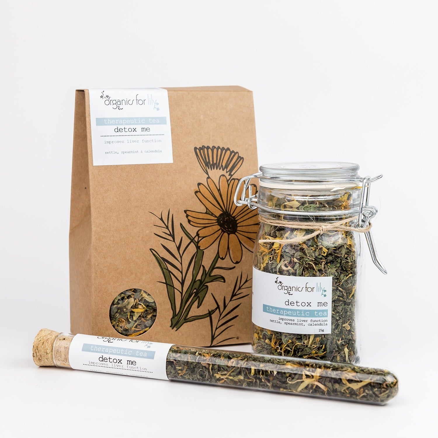 Organics for Lily Detox Me tea 100g value pack