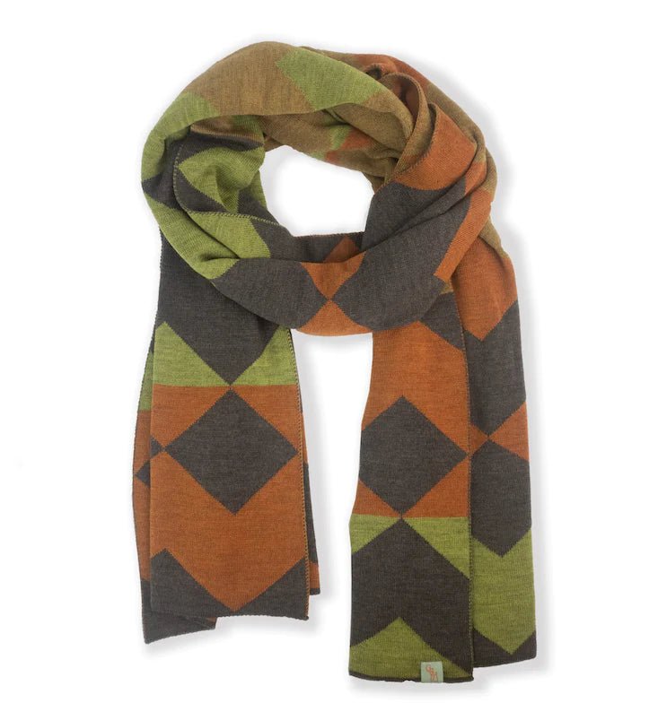 Otto And Spike SCARVES - HARLEQUIN - AUSTRALIAN EXTRAFINE MERINO Scarf