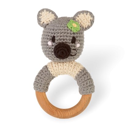 Pebble Wooden Ring Rattle - Koala #same day gift delivery melbourne#