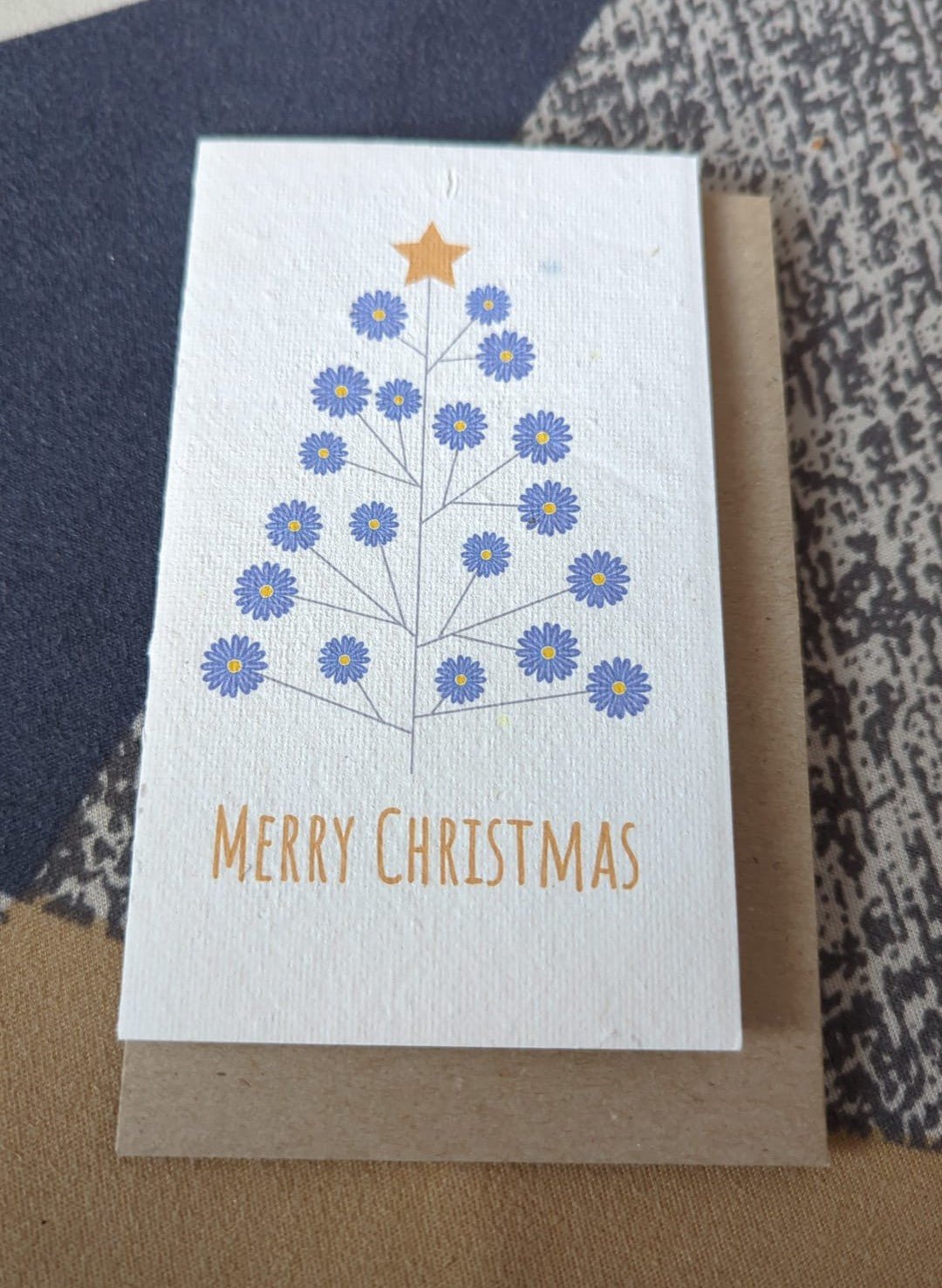 wildflower seed christmas cards Merry Christmas Seed Card -Plantable Native Wildflower Seeds