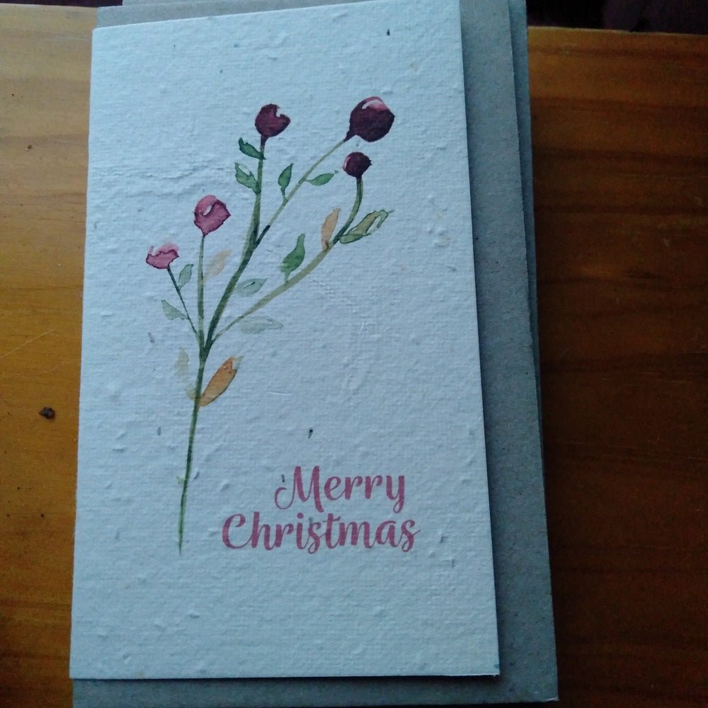 Plantable Merry Christmas Seed Card