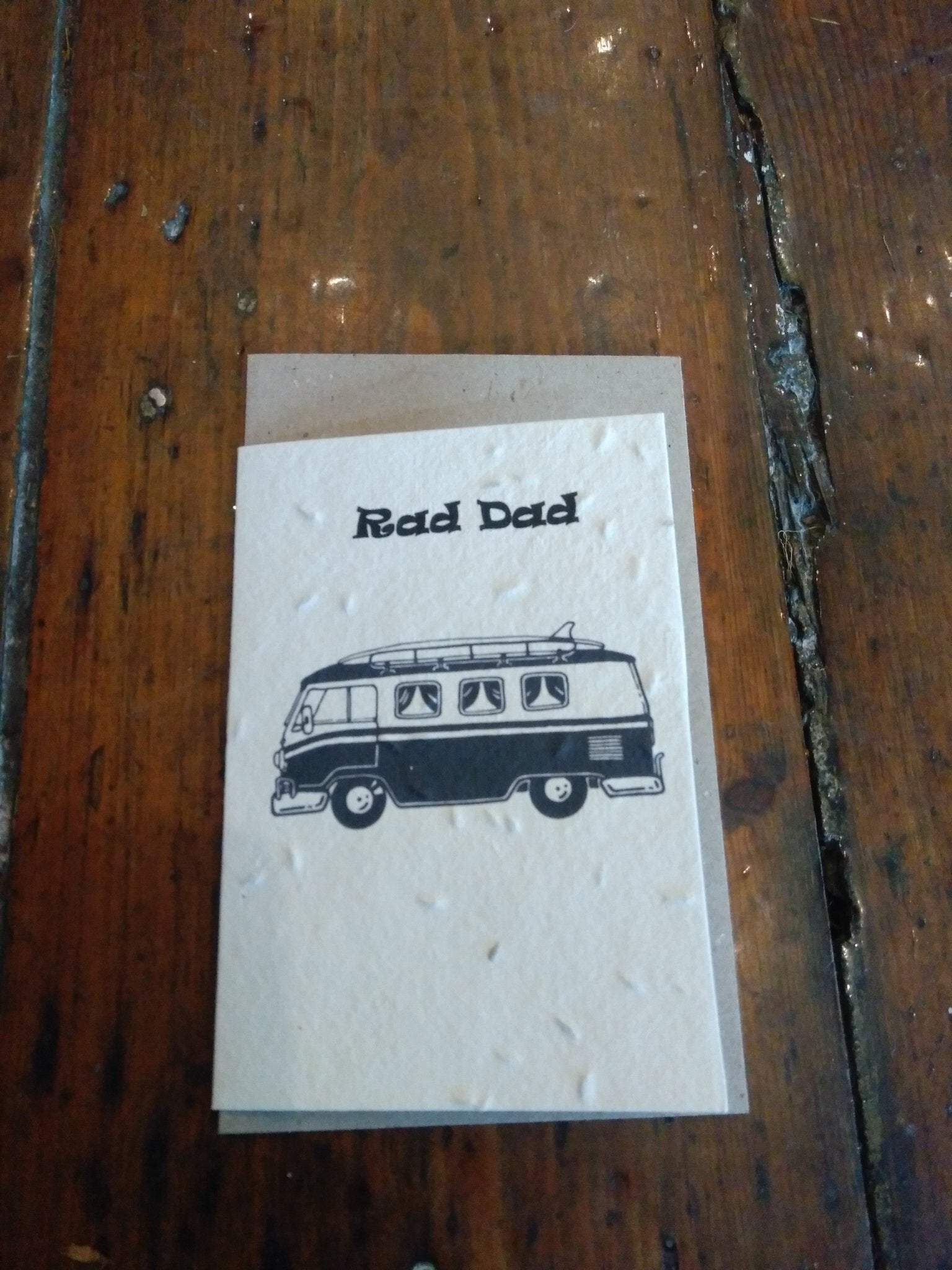 Plantable Rad Dad Seed Card