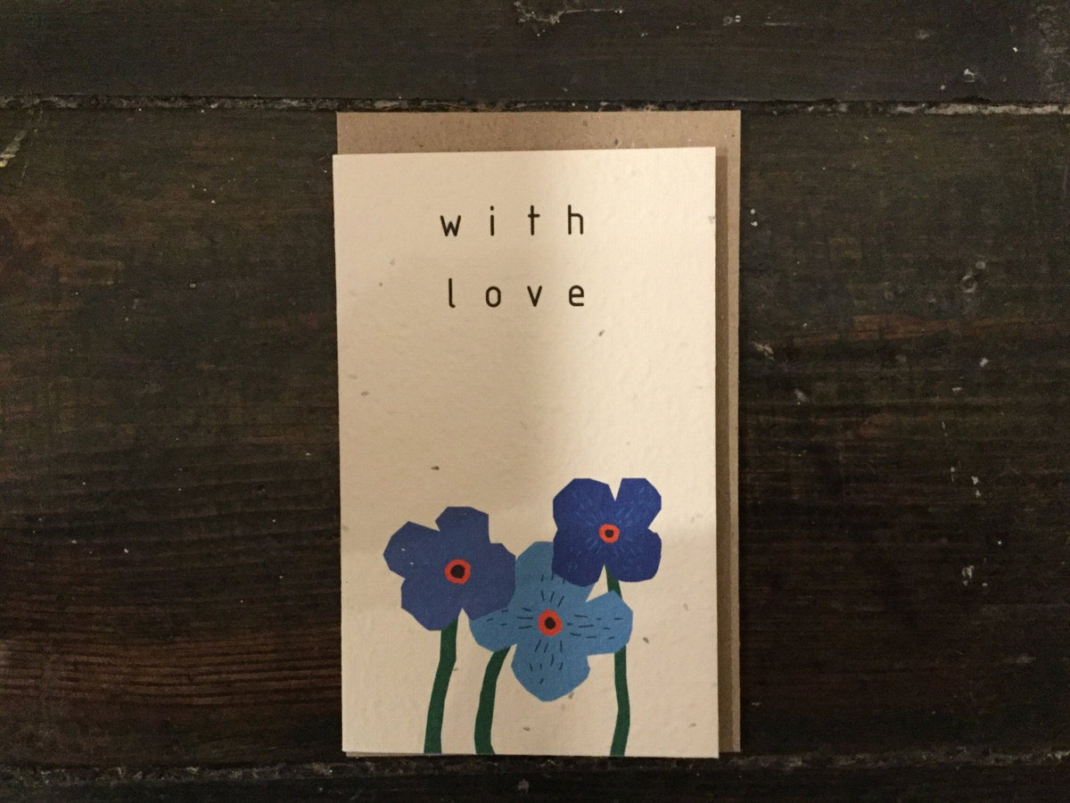 Planet Go Round With Love Seed Card #same day gift delivery melbourne#