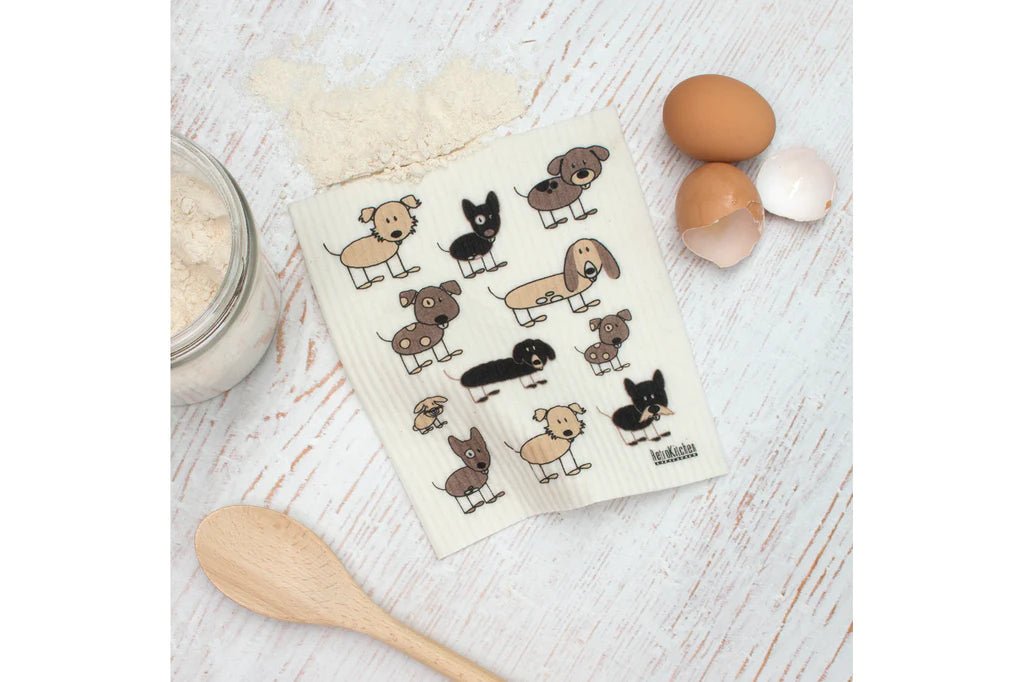 Retro Kitchen 100% Compostable Dishcloth