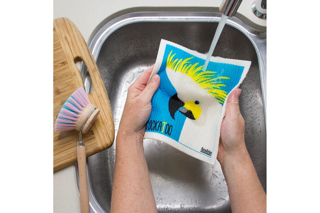 Retro Kitchen 100% Compostable Dishcloth