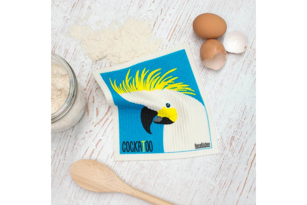 Retro Kitchen 100% Compostable Dishcloth