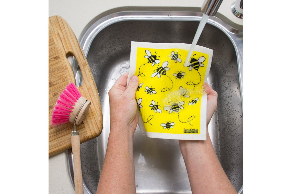 Retro Kitchen 100% Compostable Dishcloth