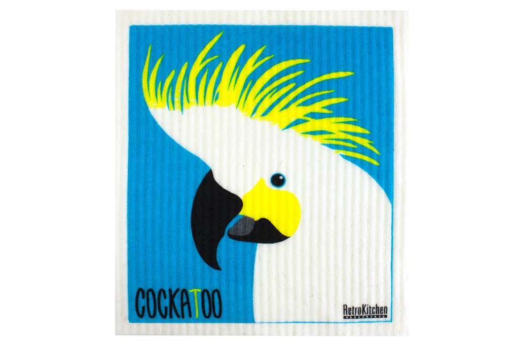 Retro Kitchen 100% Compostable Dishcloth