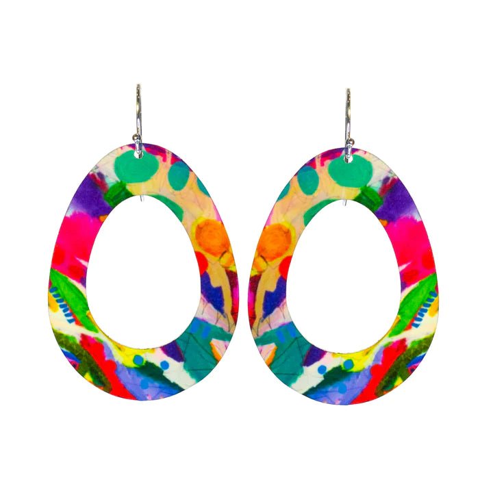 Riley Burnett Art Hoop Earring Aurora