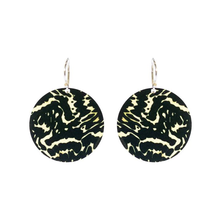 Riley Burnett Medium Art Disc Earring Africana
