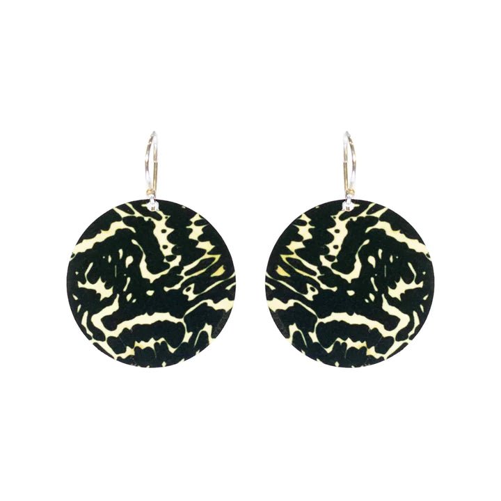 Riley BurnettRiley Burnett Medium Art Disc Earring Africana #same day gift delivery melbourne#