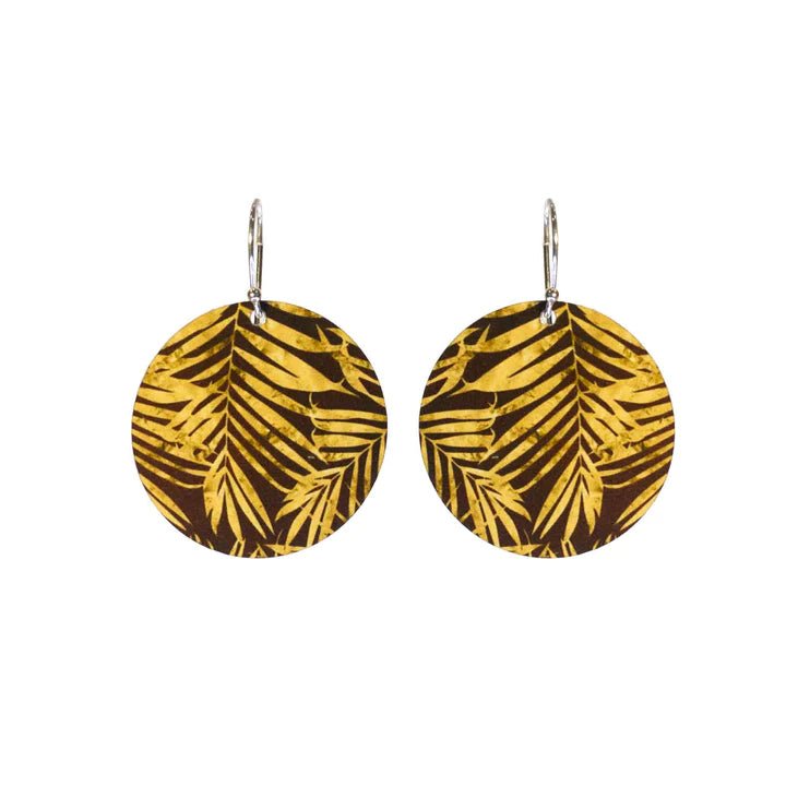 Riley BurnettRiley Burnett Medium Art Disc Earring Africana #same day gift delivery melbourne#