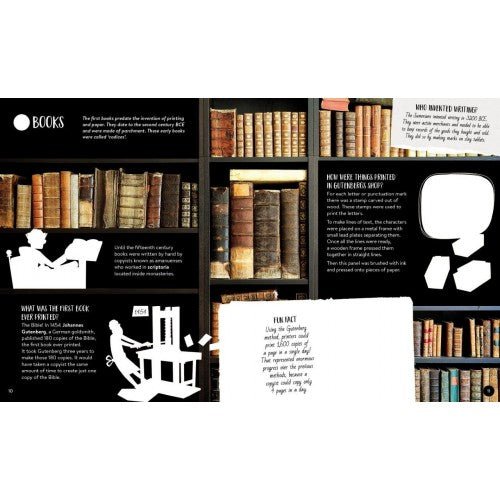 Sassi What How and Why Inventions Book and Poster- Space