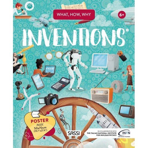 Sassi What How and Why Inventions Book and Poster- Space