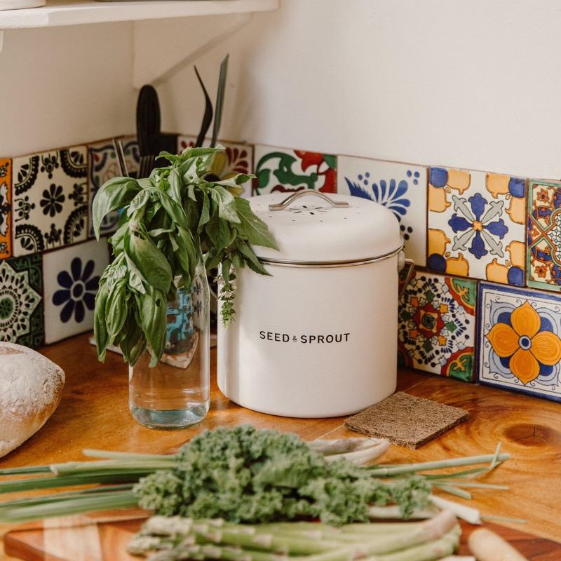 Seed & Sprout Mini Compost Bin