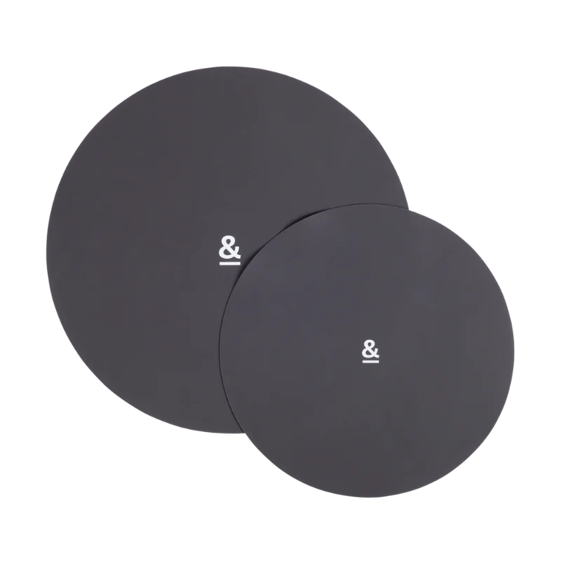 Seed & Sprout Round Un-Baking Paper - Graphite