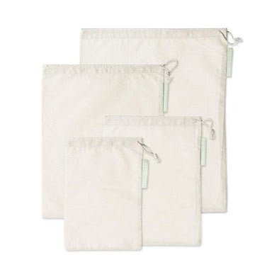 Flatlay of Seed & Sprout Organic Bulk Food Bags - Set of 4