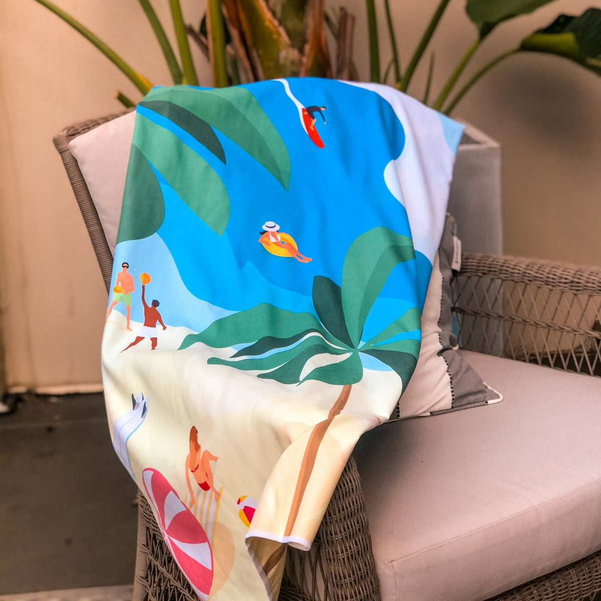 SomerSideSomerSide Beach Daze Beach Towel #same day gift delivery melbourne#
