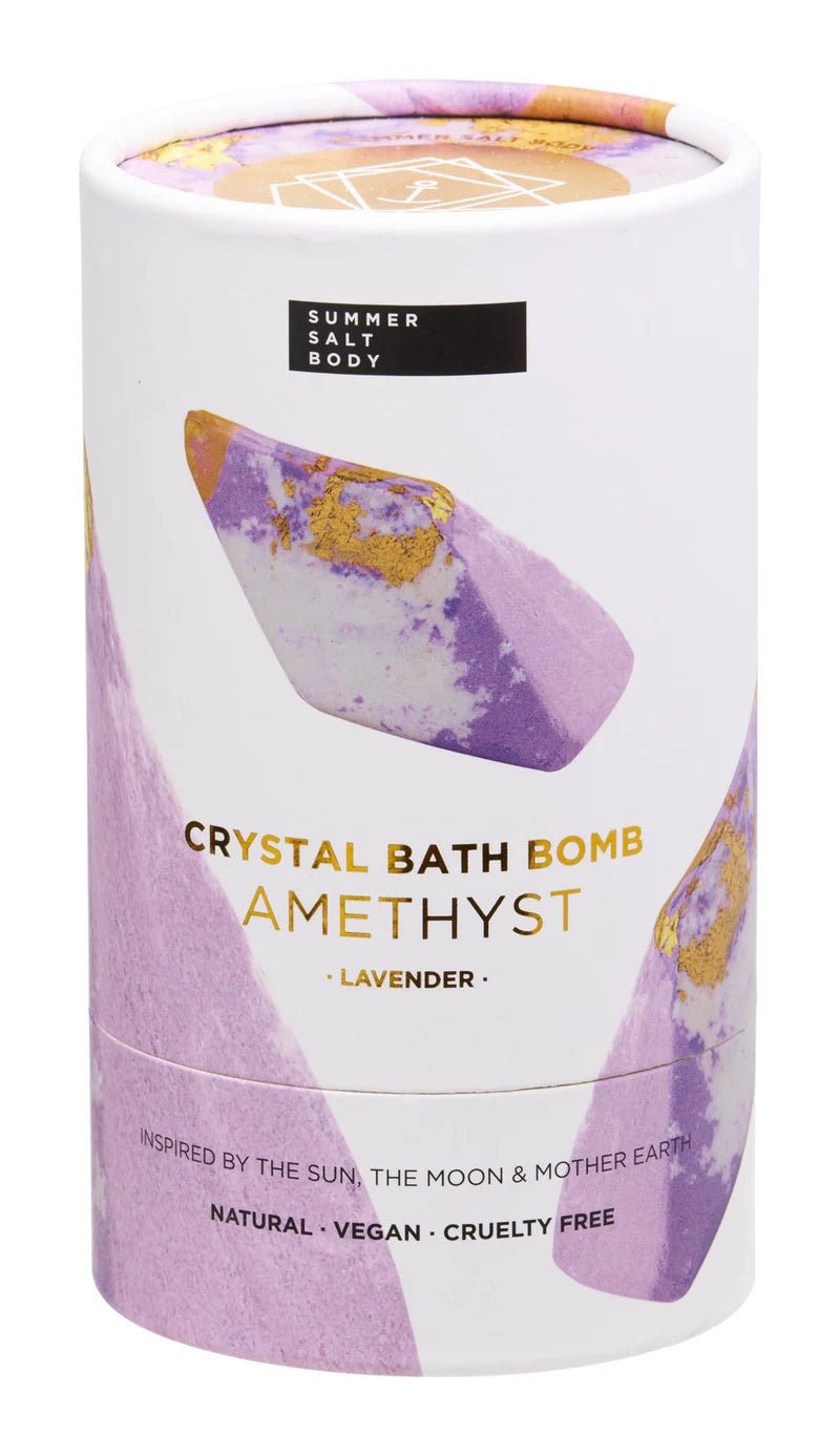 Summer Salt Body Amethyst Bath Bomb | Lavender