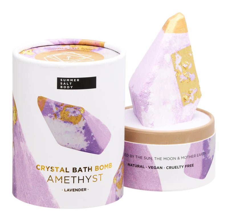 Summer Salt BodySummer Salt Body Amethyst Bath Bomb | Lavender #same day gift delivery melbourne#