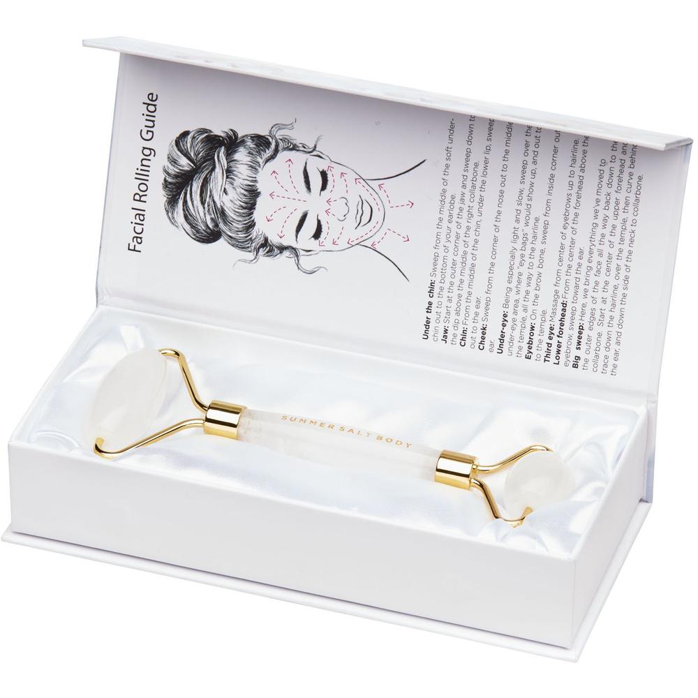 Summer Salt Body Clear Quartz Crystal Facial Roller