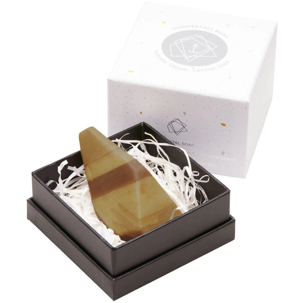 Summer Salt Body Tiger's Eye Crystal Soap