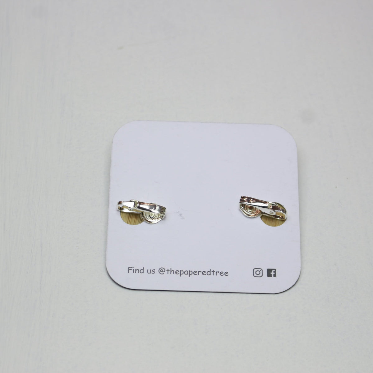 The Papered Tree Statement clip on Stud Earrings #same day gift delivery melbourne#