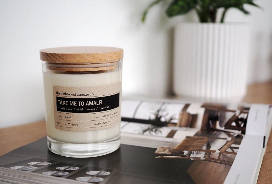 The Richmond Candle Co - TAKE ME TO AMALFI #same day gift delivery melbourne#