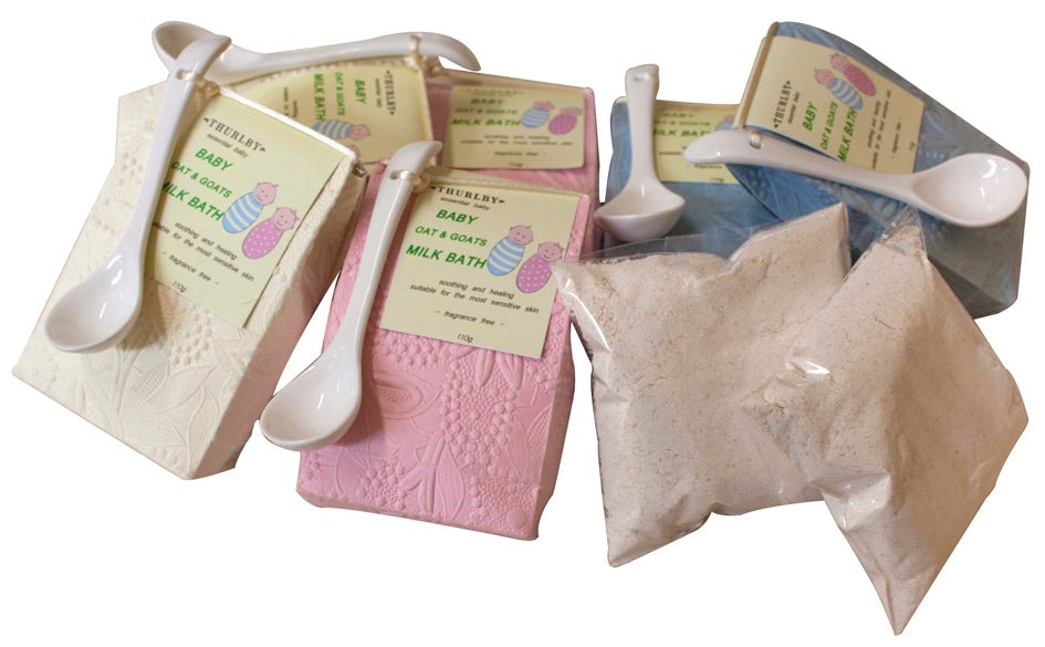 Thurlby Herb Farm Baby Oat and Goats Milk Bath