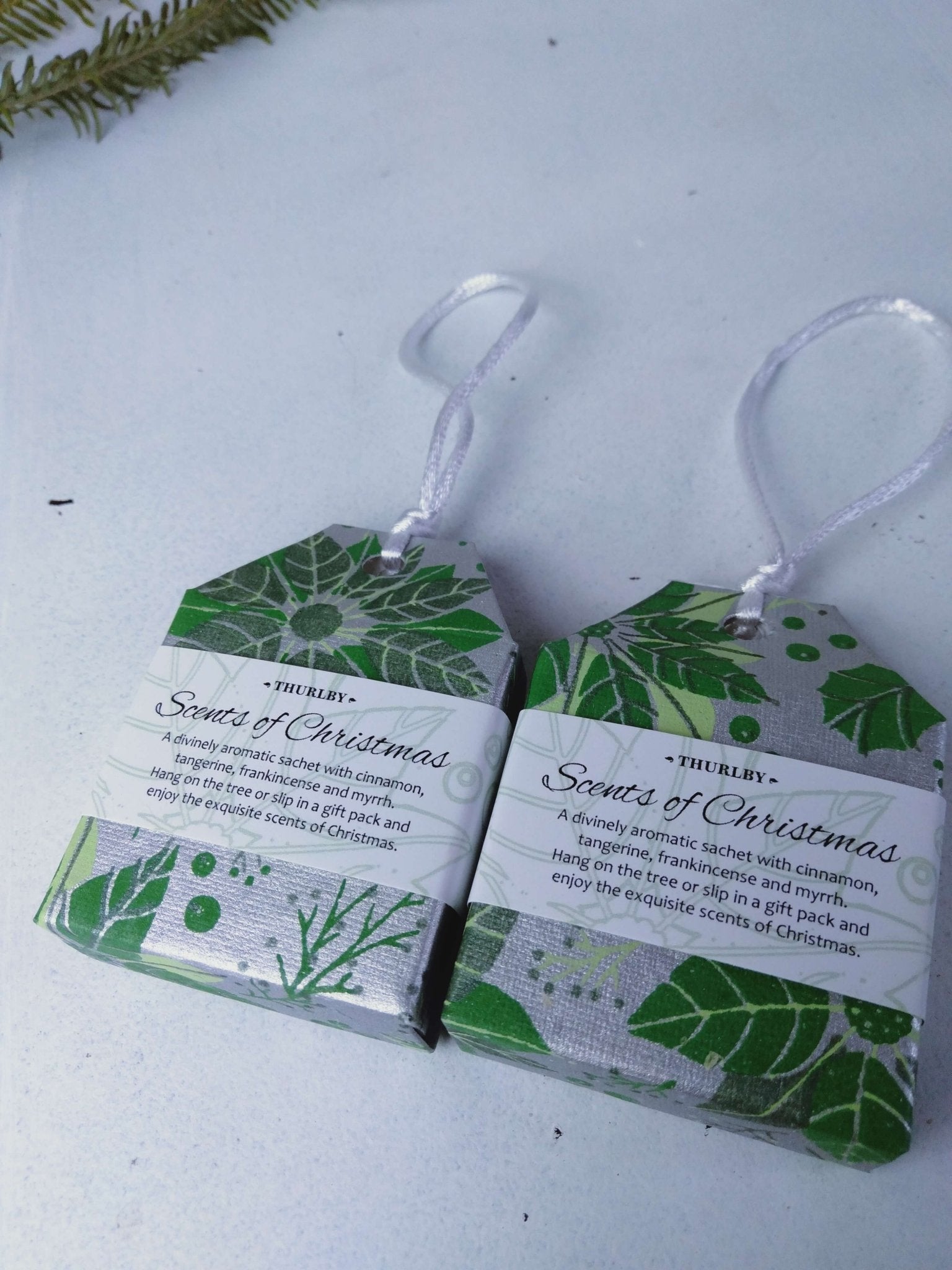 Thurlby Herb Farm Drawer Sachets/Car Freshener Scents of Christmas
