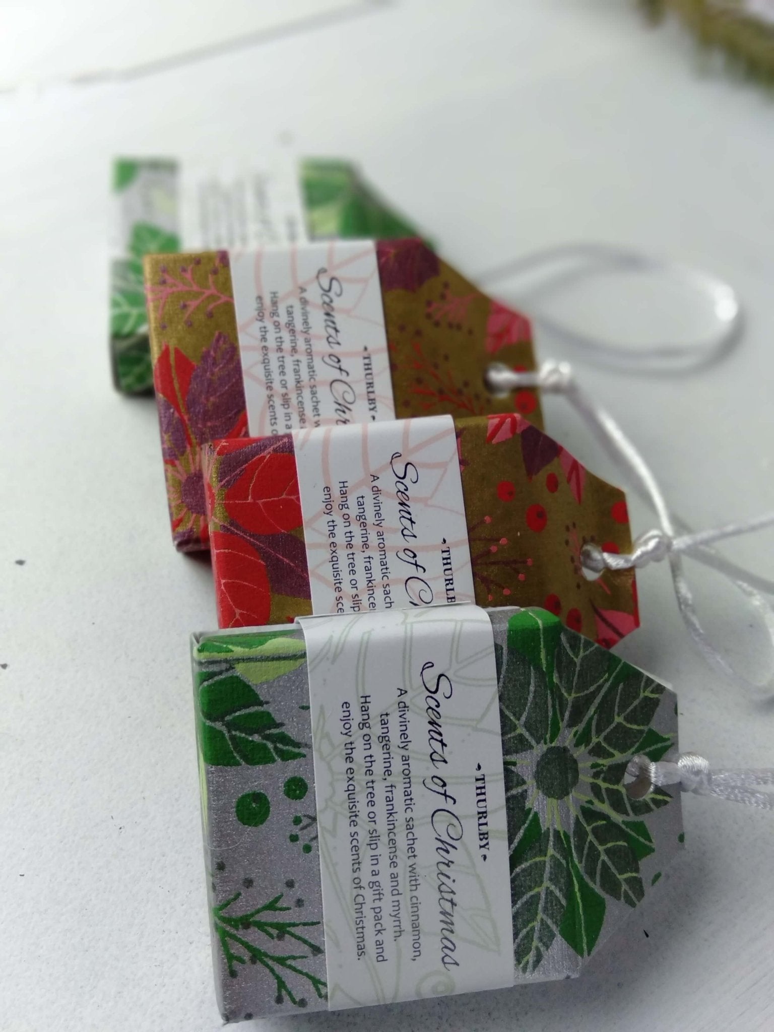 Thurlby Herb Farm Drawer Sachets/Car Freshener Scents of Christmas