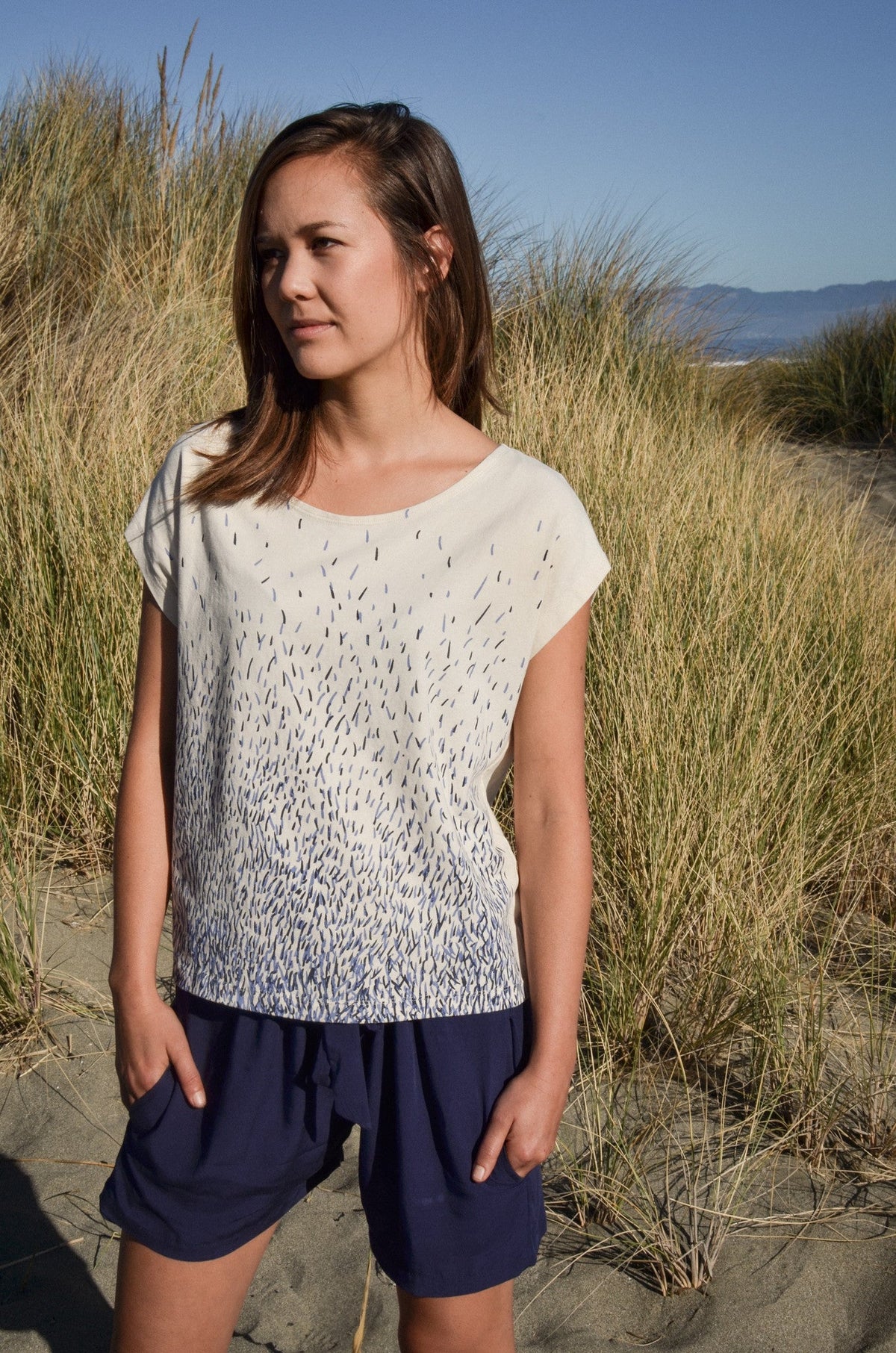 Tonle Chloe Shorts Navy #same day gift delivery melbourne#