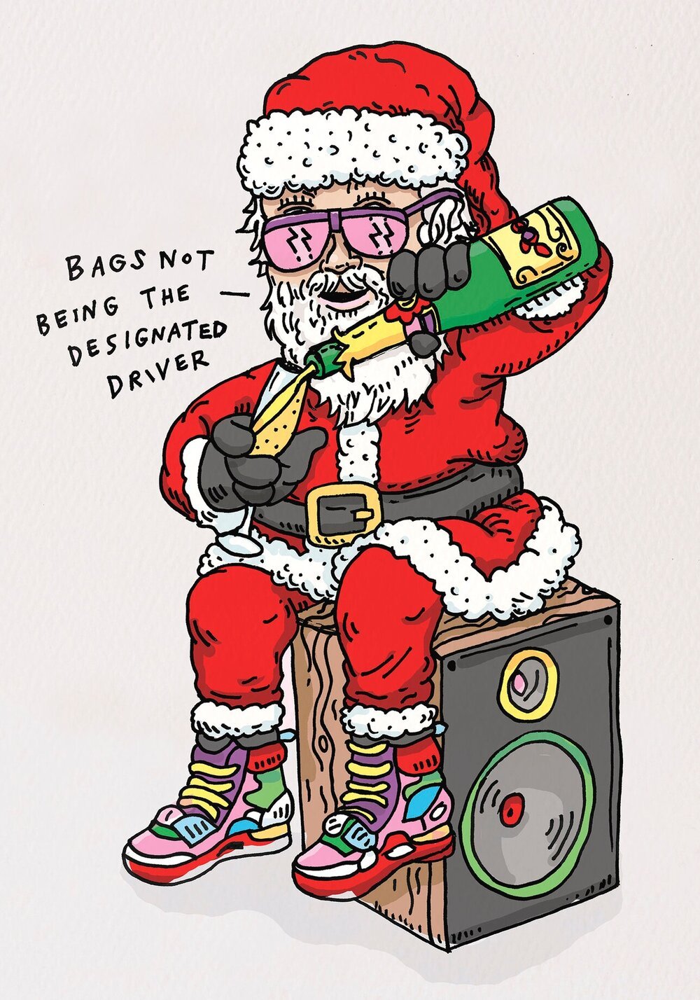 Wally Paper CoBags Not Being The Designated Driver- Wally Paper Co #same day gift delivery melbourne#