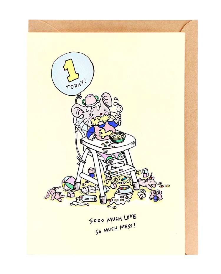 First B'day Mess - Wally Paper Co