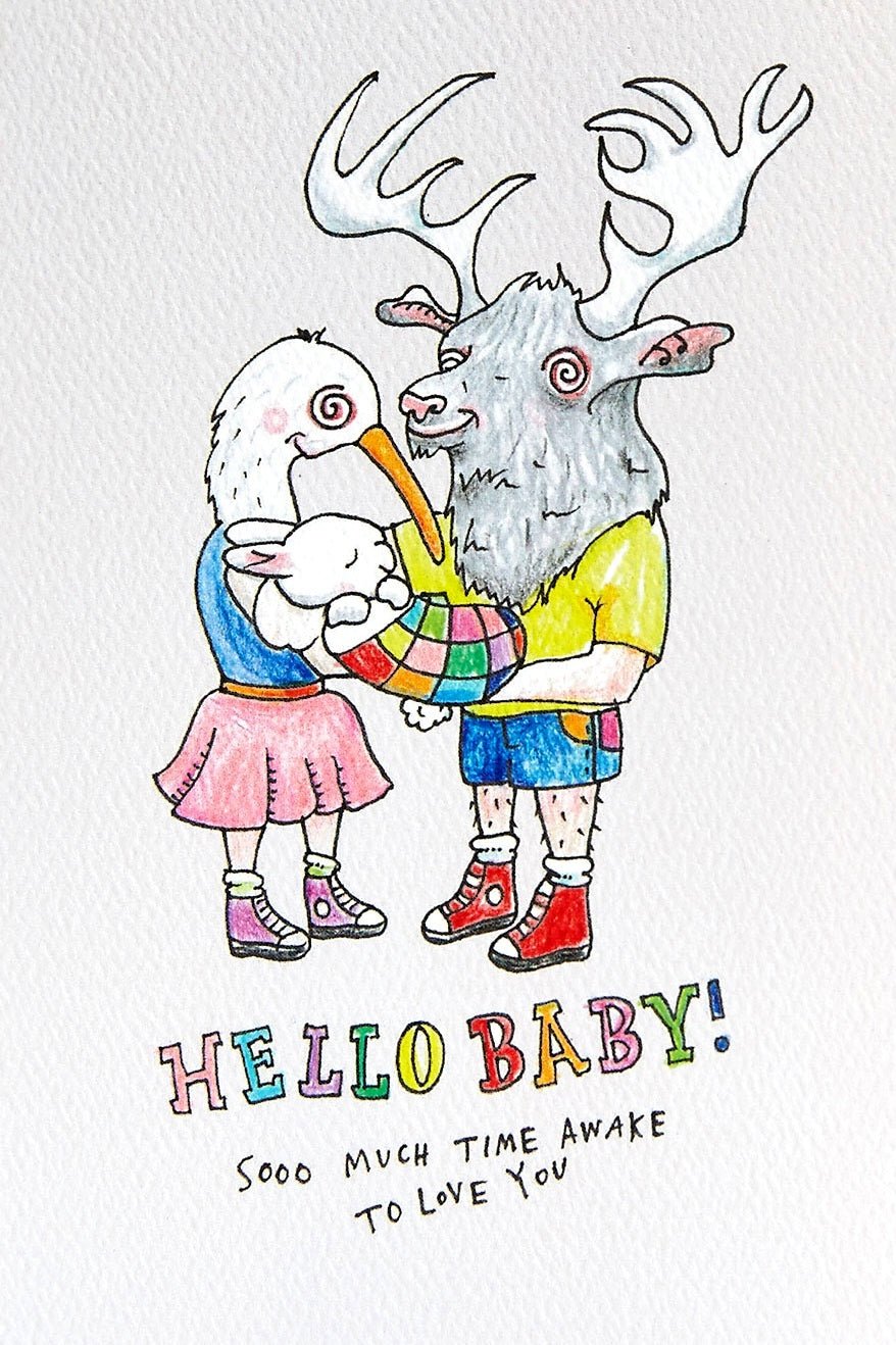 Wally Paper CoHello Baby - Wally Paper Co #same day gift delivery melbourne#