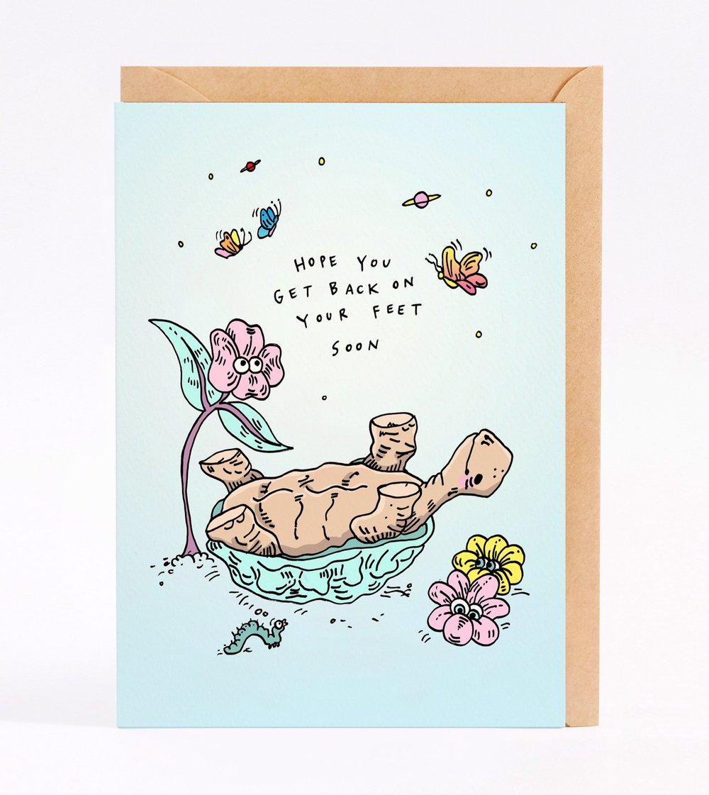 Wally Paper CoHope You Get Back on Your Feet Soon - Wally Paper Co #same day gift delivery melbourne#