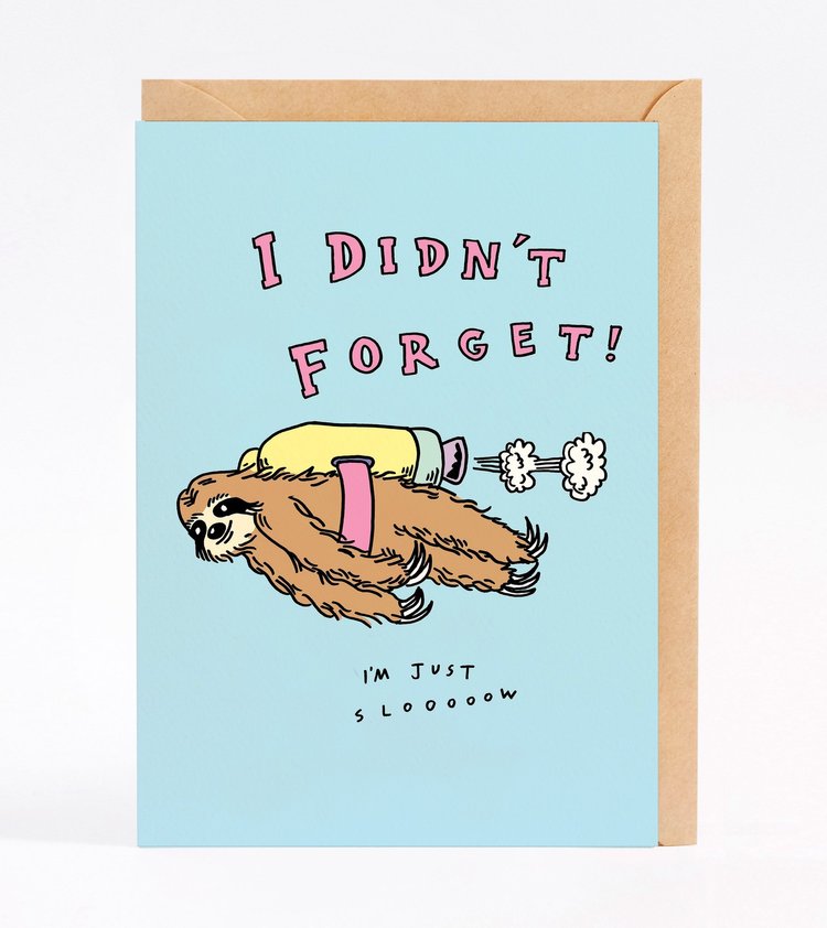 I didn't forget I'm just slooow - Wally Paper Co