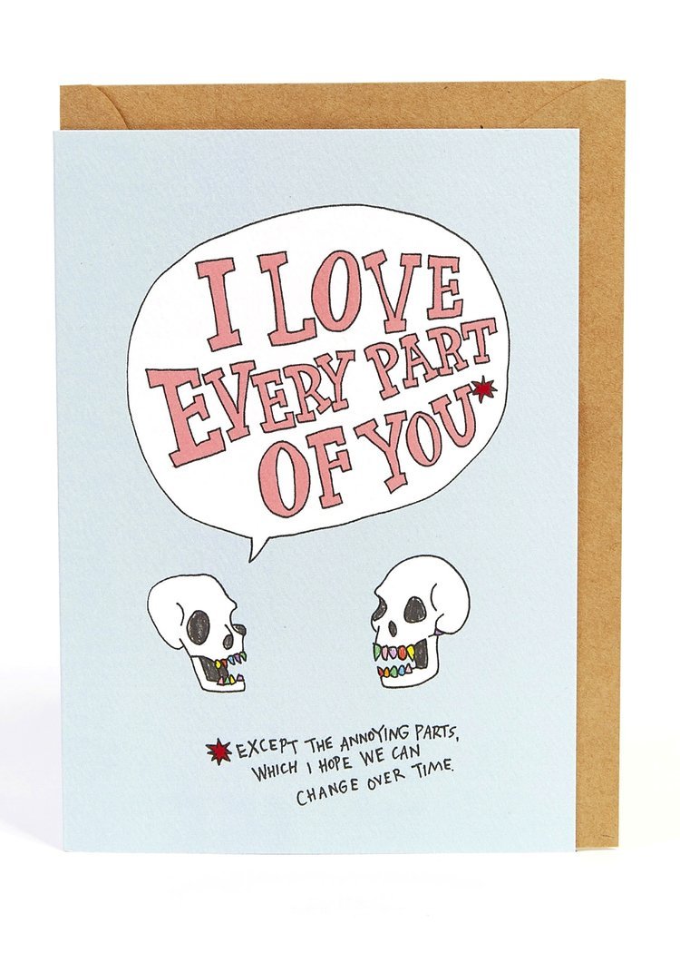 Wally Paper CoI Love Every Part Of You - Wally Paper Co #same day gift delivery melbourne#