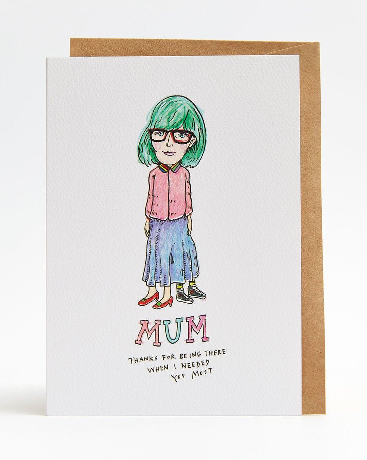Mum Thanks For Being There - Wally Paper Co