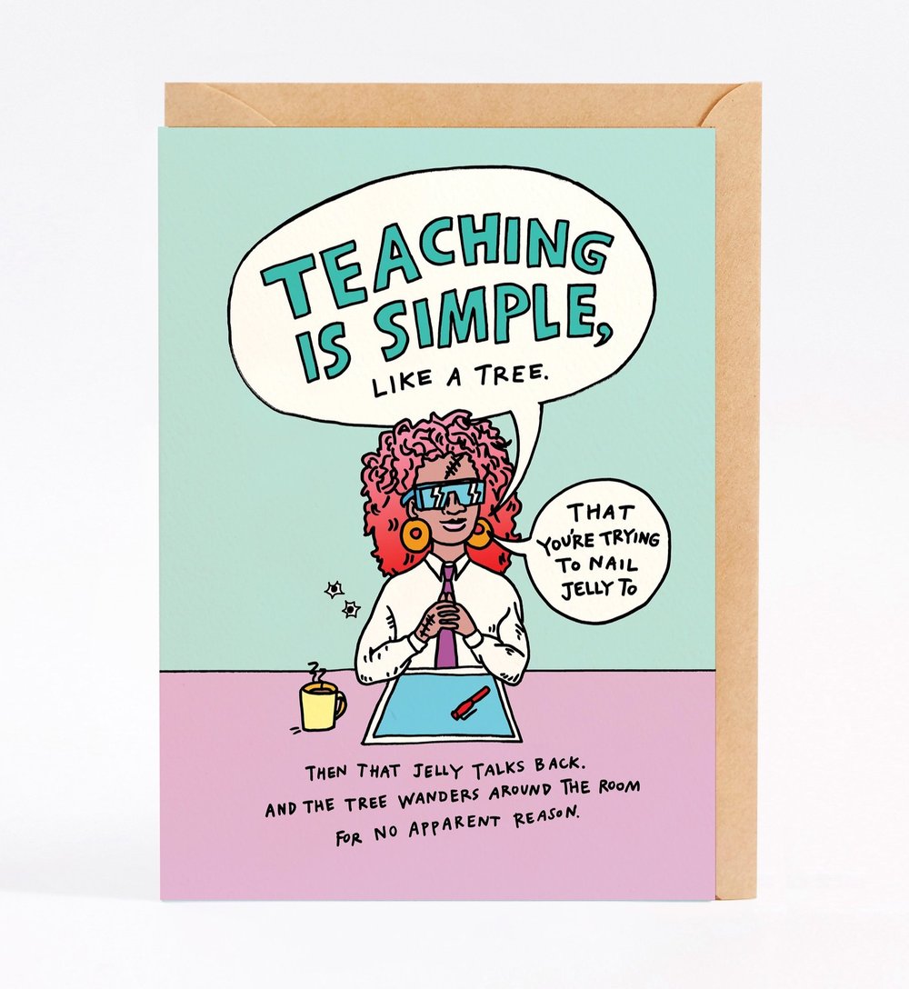 Wally Paper CoTeaching is Simple, Like a Tree - Wally Paper Co #same day gift delivery melbourne#