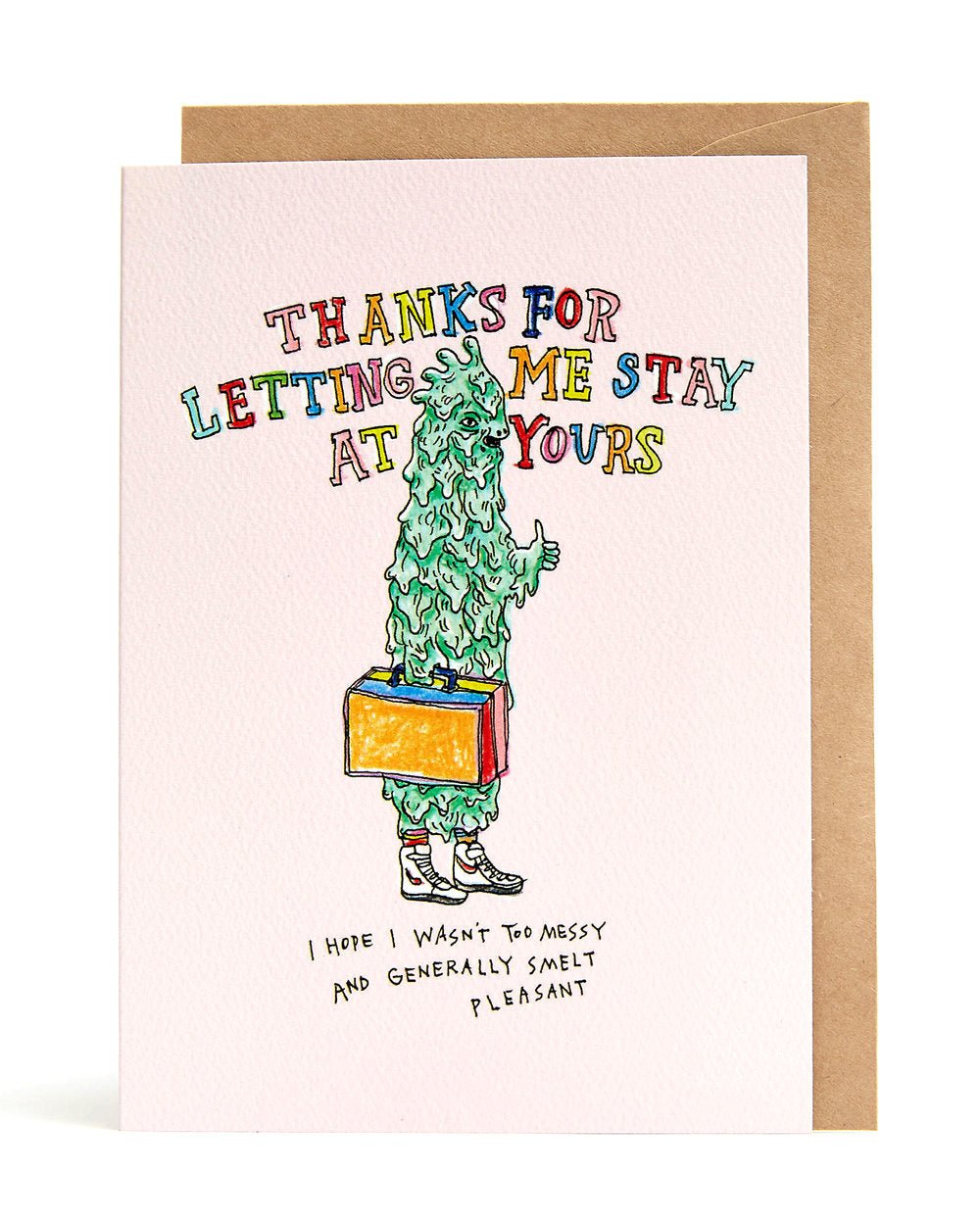 Wally Paper CoThanks for Letting Me Stay - Wally Paper Co #same day gift delivery melbourne#