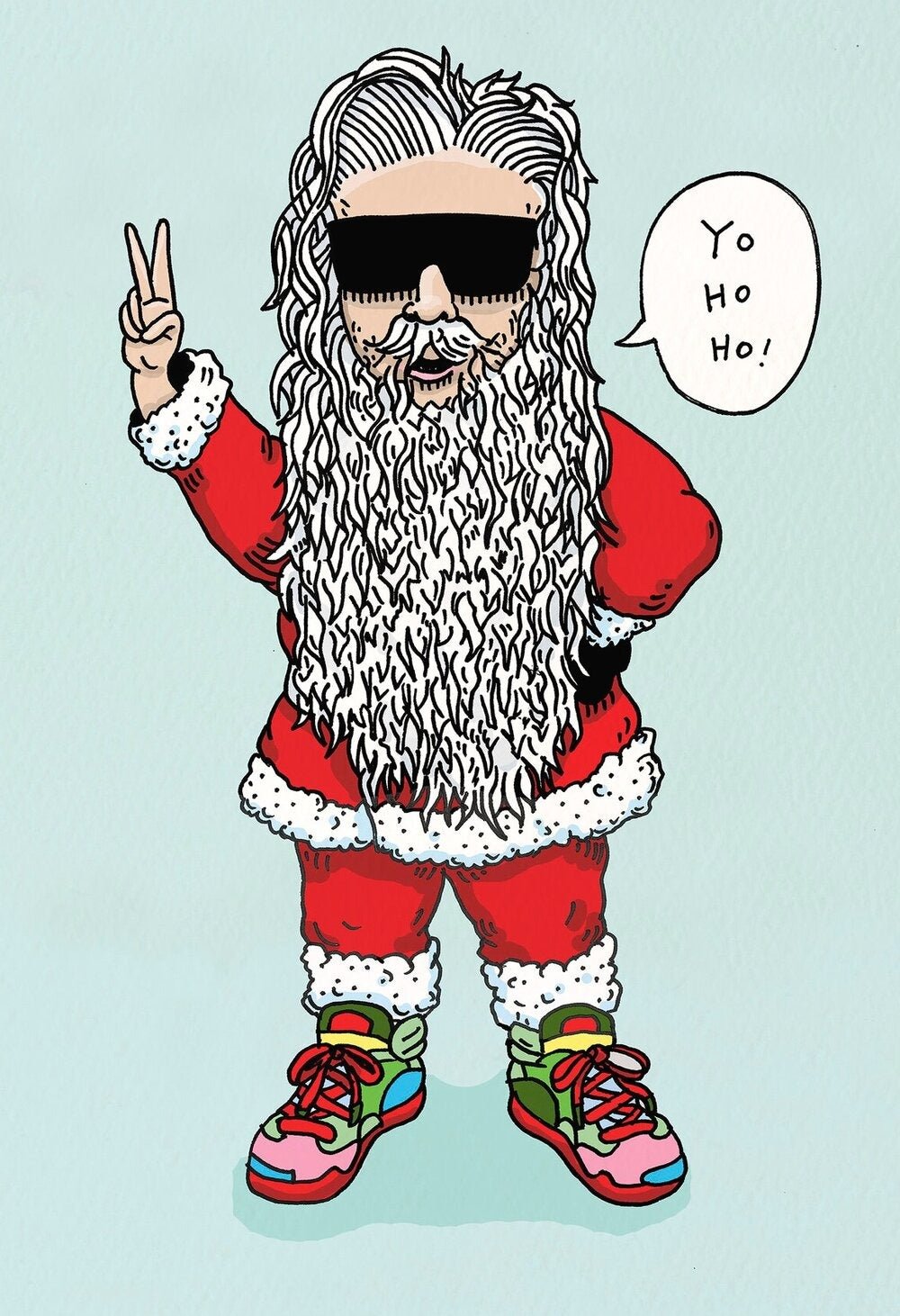 Wally Paper CoYo Ho Ho Santa - Wally Paper Co #same day gift delivery melbourne#