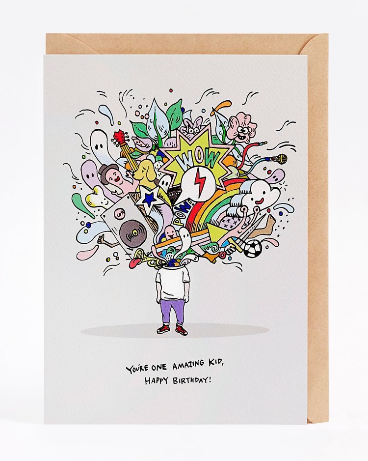 You’re one Amazing Kid Happy Birthday - Wally Paper Co
