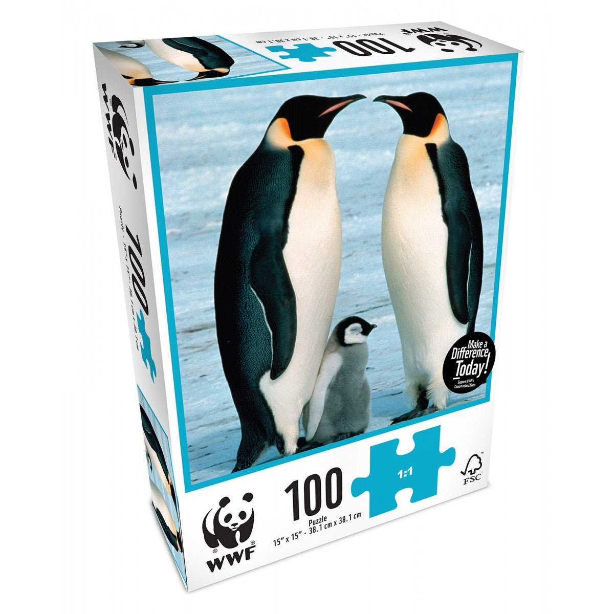 WWFWWF Penguin 100 Piece Puzzle #same day gift delivery melbourne#