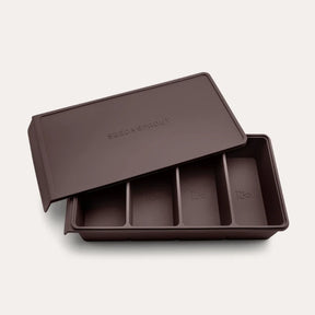 Seed & Sprout Silicone 4 Portion Freezer Tray in Macadamia.