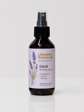 Liberation Botanicals - CALM - Night Facial Mist With Niacinamide + Lavender in 100ml