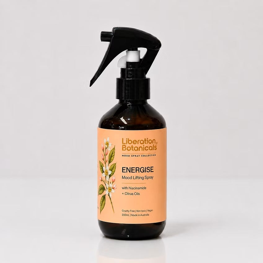 Liberation Botanicals - ENERGISE - Energising Facial Mist With Niacinamide + Citrus Oils in 200ml