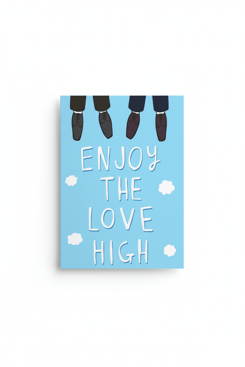 Able and GameAble & Game “Enjoy the Love High – Boys” Greeting Card same day gift delivery melbourne